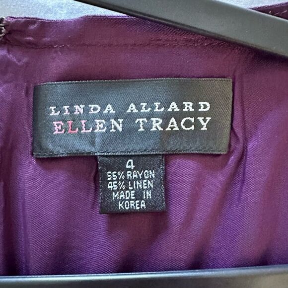 LINDA ALLARD ELLEN TRACY VINTAGE
Dress Suit Sz 4 Linen Mix - Picture 4 of 10